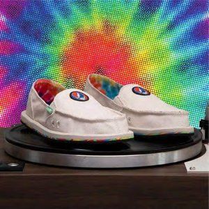 Sanuk Grateful Dead Slip On Shoes ~ Donna X ~ Women's Size 7 ~ Brand New!